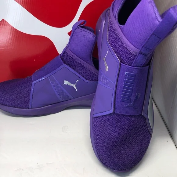 Puma Fierce Culture Surf Electric Purple Silver Sneakers Women’s Size 7.5 - Picture 2 of 7